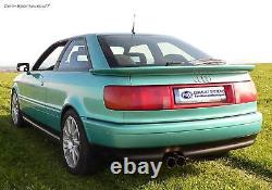 FOX Complete System for Kat Audi 80/90 89 B3 B4 Sedan Coupe Cabrio 2x76 Round Mesh