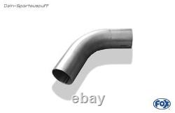 FOX Sport + Exhaust Pipe Audi 80 89 B3 B4 Limousine Coupé Cabriolet 1.6-2.0l 2x76 Network