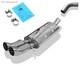 Fox Sport + Vb-pipe Audi 80/90 89 B3 B4 Sedan Coupe Convertible 2.3l 2x76 Dtm