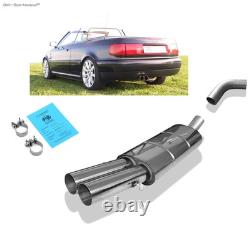 FOX Sport + Vb-Rohr Audi 80 89 B3 B4 sedan Coupe Convertible 2.3l 2x76mm Network