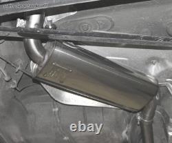 FOX Stainless Steel Center Silencer Audi 80/90 89 B3 Sedan Coupé + Cabriolet B4 Ø63.5mm