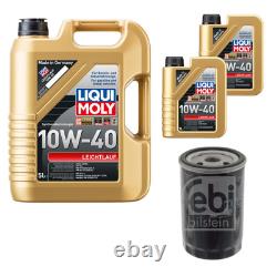 Febi Oil Filter 7L Liqui Moly 10W-40 Lightweight for VW Golf I Cabriolet 155