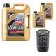 Febi Oil Filter 7l Liqui Moly 10w-40 Lightweight For Vw Golf I Cabriolet 155