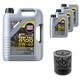Febi Oil Filter 8l Liqui Moly Top Tec 4100 5w-40 For Audi Cabriolet 8g7 B4