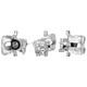 For Audi 80 90 100 200 Cabriolet Coup&eacute; Rear Left Brake Caliper