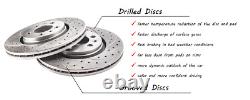 For Audi 80 B4 CABRIO 1991-2000 BRAKE PADS DISCS GT0207 245mm REAR