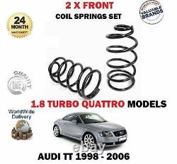 For Audi Tt 1.8 Turbo Quattro Coupé Cabrio 1998-2006 2 X Front Coil Springs Set