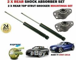 For Audi Tt Coupe + Cabriolet 2006-2014 2 X Rear Shock Absorber Set +