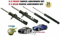 For Audi Tt Coupe + Convertible 2006-2014 New 2x 2x Front + Rear Shock