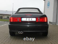 Fox 2x76 Silencer For Audi 80/90 89, B3 Soude / Coupé / 80 B4 Cabriolet