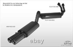 Fox Silencer Central For Audi 80/90 89, B3, B4 Soude / Coupé/cabrio