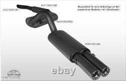 Fox Silencer Central For Audi 80/90 89, B3, B4 Soude / Coupé/cabrio