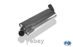 Fox Silencer Central For Audi 80/90 89, B3, B4 Soude / Coupé/cabrio