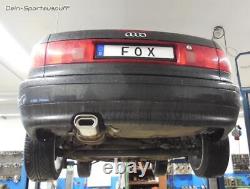 Fox Sport + Vb-rohr Audi 80/90 89 B3 B4 Sedan Coupé Cabriolet 1.6-2l Plat Oval
