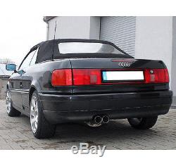 Fox Sportauspuff (for Gold. Middle Silencer) Audi 80 B4 Cabriolet 2.0l 2.6