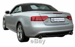 Fox Sports Exhaust For Audi A4 B8 / 8t A5 Quattro Coupe / A5 Cabriolet