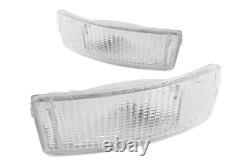 Front Indicator Set for Audi 80 S2 91-96 Coupe Cabriolet Clear Pair