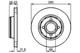 Front Axle Brake Disc For Audi 80 Cabriolet Coupe