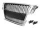 Front Grille For Audi A5 2007 2008-2011 Cabriolet Coupe Liftback 5d Silver
