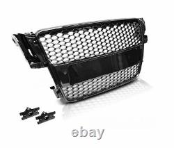 Front grille for AUDI A5 2007 2008-2011 convertible coupe liftback 5D black RS-S