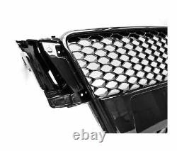 Front grille for AUDI A5 2007 2008-2011 convertible coupe liftback 5D black RS-S