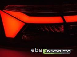 Full LED Lightbar Lights for Audi A5 Coupe Convertible Sportback 11- Red/Chrome