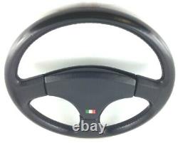 Genuine Personal (nardi) Model Giugiaro Leather Black Direction Rare Wheel! 8d