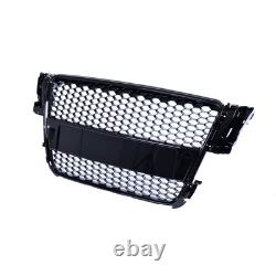 Glossy black front grille for AUDI A5 8T Coupe Cabrio Sportback 07-11