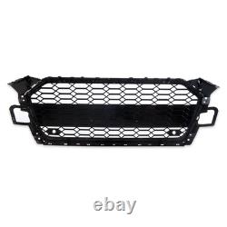 Glossy black front grille for AUDI A5 F5 Coupe Cabrio Sportback 20-24