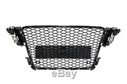 Grill Without Emblem Brilliant Black For Audi A5 Sportback 8t / Coupe / Cabrio Rs5