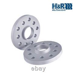 H&R Wheel Spacers 2x15mm for AUDI 100, 200, 80, 90, Cabriolet, Coupe 302