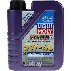 Inspection Kit Filter Liqui Oil Moly 6l 5w-40 For Audi Cabriolet 8g7 B4