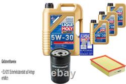 Inspection Set Liqui Moly Longlife 5W-30 8L for Audi Cabriolet 2.6 2.0