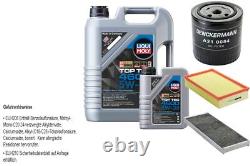 Inspection Set Liqui Moly Top Tec 4600 5W-30 6L for Audi Cabriolet 2.6 2.8 80