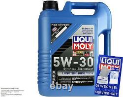 Inspection Sketch Filter Liqui Moly Öl 5l 5w-30 For Audi Cabriolet 8g7 B4