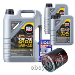 KAMOKA Oil Filter Liqui Moly Top Tec 4100 5W-40 7L for Audi Cabriolet A6