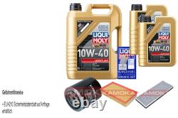Kamoka Inspection Set Liqui Moly 10W-40 Lightweight 7L for Audi Cabriolet Kamoka Inspection Set Liqui Moly 10W-40 Lightweight 7L for Audi Cabriolet