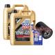 Kamoka Oil Filter Liqui Moly 10w-40 Lightweight 10l For Vw Golf I Cabriolet
