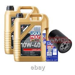 Kamoka Oil Filter Liqui Moly 10W-40 Lightweight 10L for VW Golf I Cabriolet