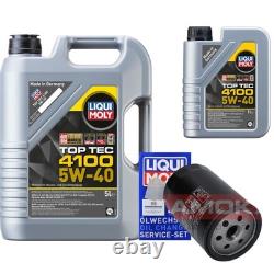 Kamoka Oil Filter Liqui Moly Top Tec 4100 5W-40 6L for VW Golf I Cabriolet