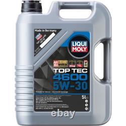 Kamoka Oil Filter Liqui Moly Top Tec 4600 5W-30 6L for VW Golf I Cabriolet