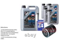 Kamoka Oil Filter Liqui Moly Top Tec 4600 5W-30 9L for Audi Cabriolet 2.6