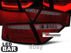 LED Lights for Audi A5 2007-06.2011 in Smoked Red Coupe Cabriolet Sportback