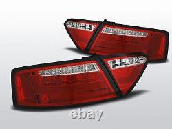 LED Rear Lights for Audi A5 2007-06.2011 in Red Coupe Cabriolet Sportback
