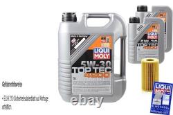 LIQUI MOLY Oil Filter Inspection Kit 7L 5W-30 for Audi A5 Cabriolet 8F7 S5