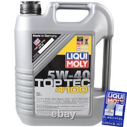 LIQUI MOLY Oil Filter Revision 5L 5W-40 for Audi Cabriolet 8G7 B4 2.0 E