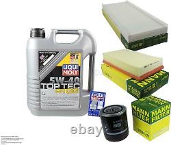 Liqui Moly 5 L 5w-40 Oil Inspection Kit Filter For Audi Cabriolet 8g7 B4