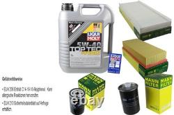 Liqui Moly Oil Filter Inspection Kit 5L 5W-40 for Audi, Cabriolet 8G7