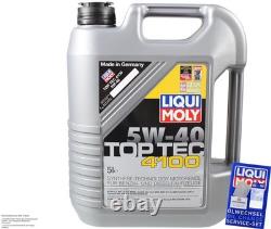 Liqui Moly Oil Filter Inspection Kit 5L 5W-40 for Audi, Cabriolet 8G7