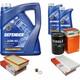 Mahle Inspection Set 7 L Mannol Defender 10w-40 For Audi Cabriolet 2.6 1.8 2.8